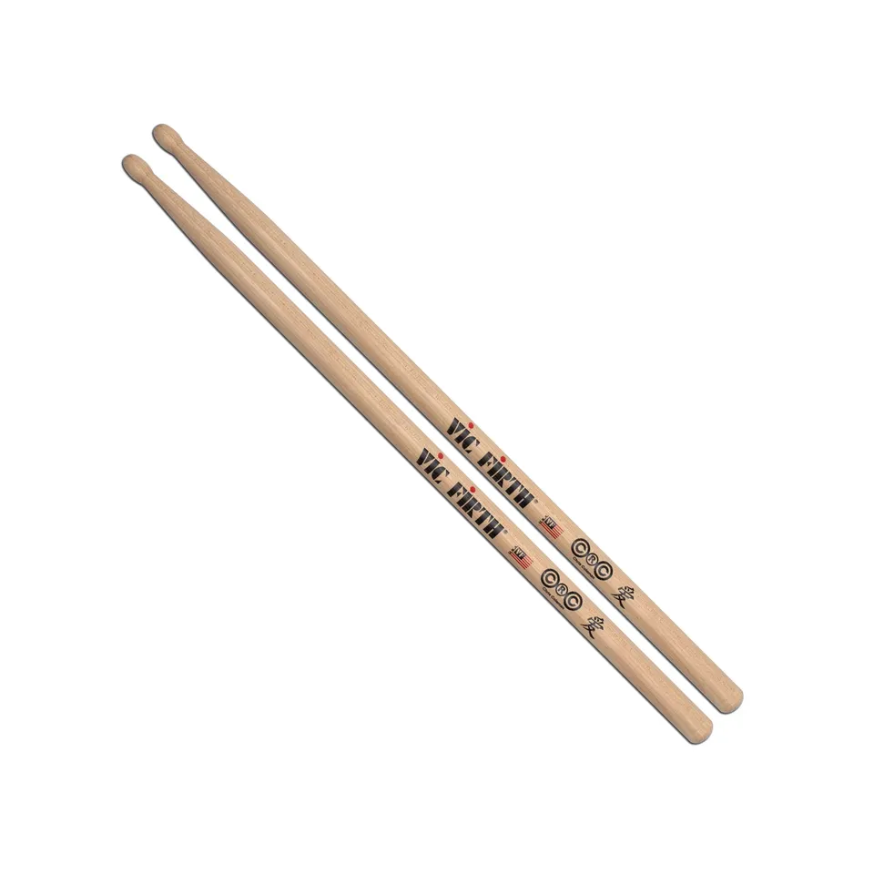 vic-firth-signature-chris-coleman-baguettes-batterie-hickory image 1