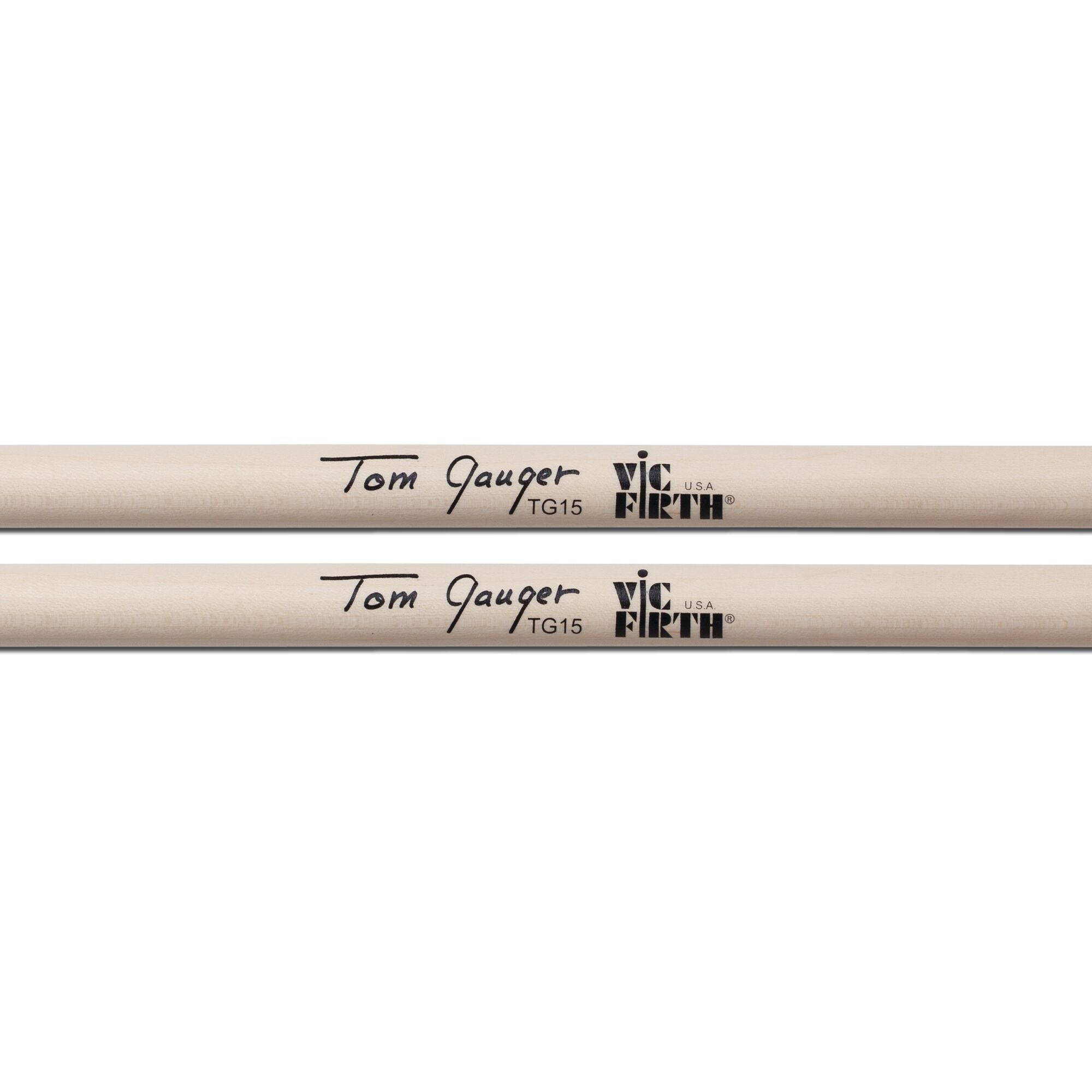 vic-firth-symphonic-tom-gauger-baguettes-caisse-claire-olive-ronde image 2
