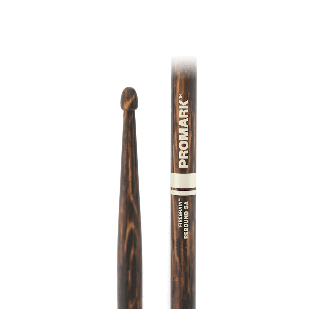 promark-firegrain-rebound-5a-baguettes-batterie-hickory-bois image 1