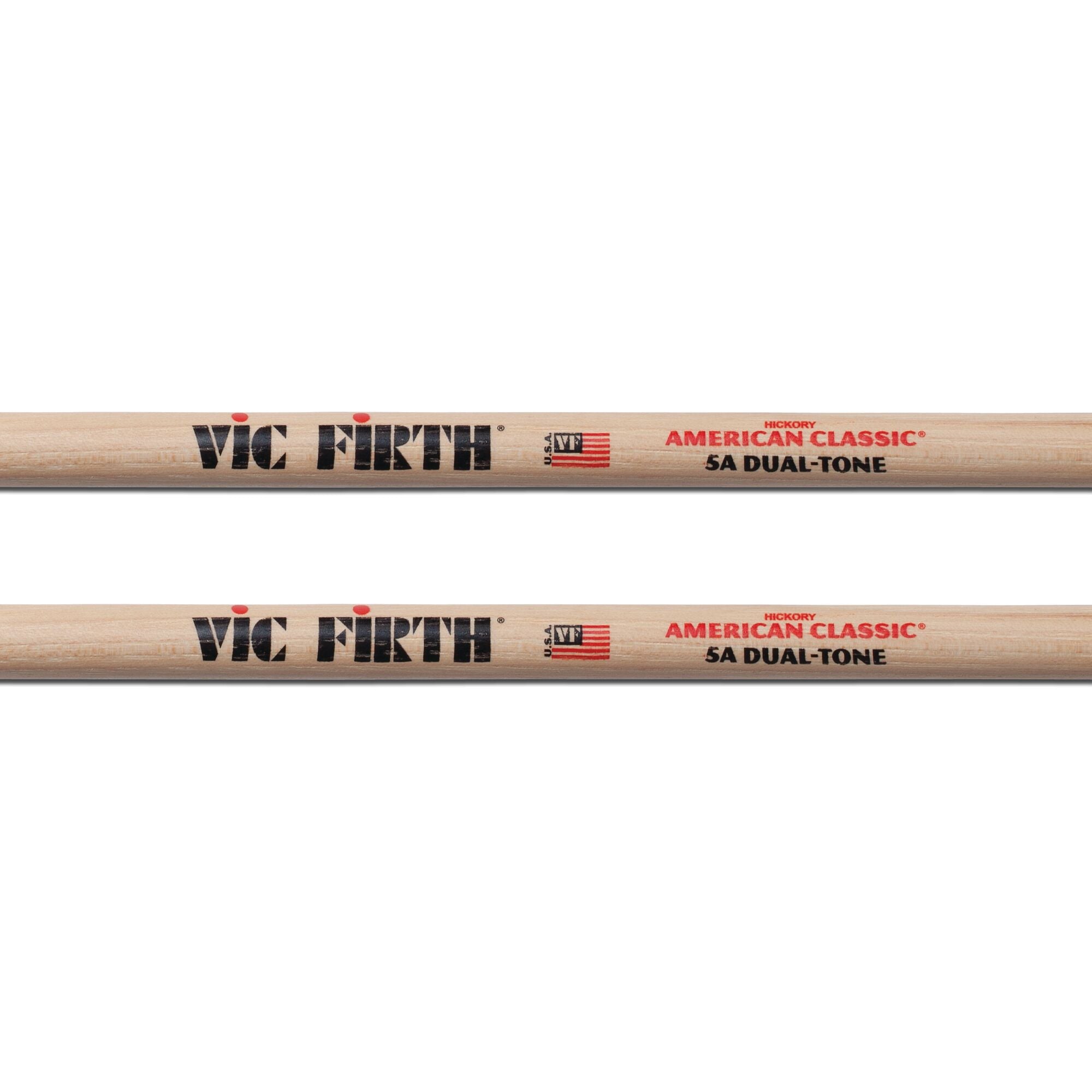 vic-firth-american-classic-5a-dual-tone-baguettes-feutre image 2