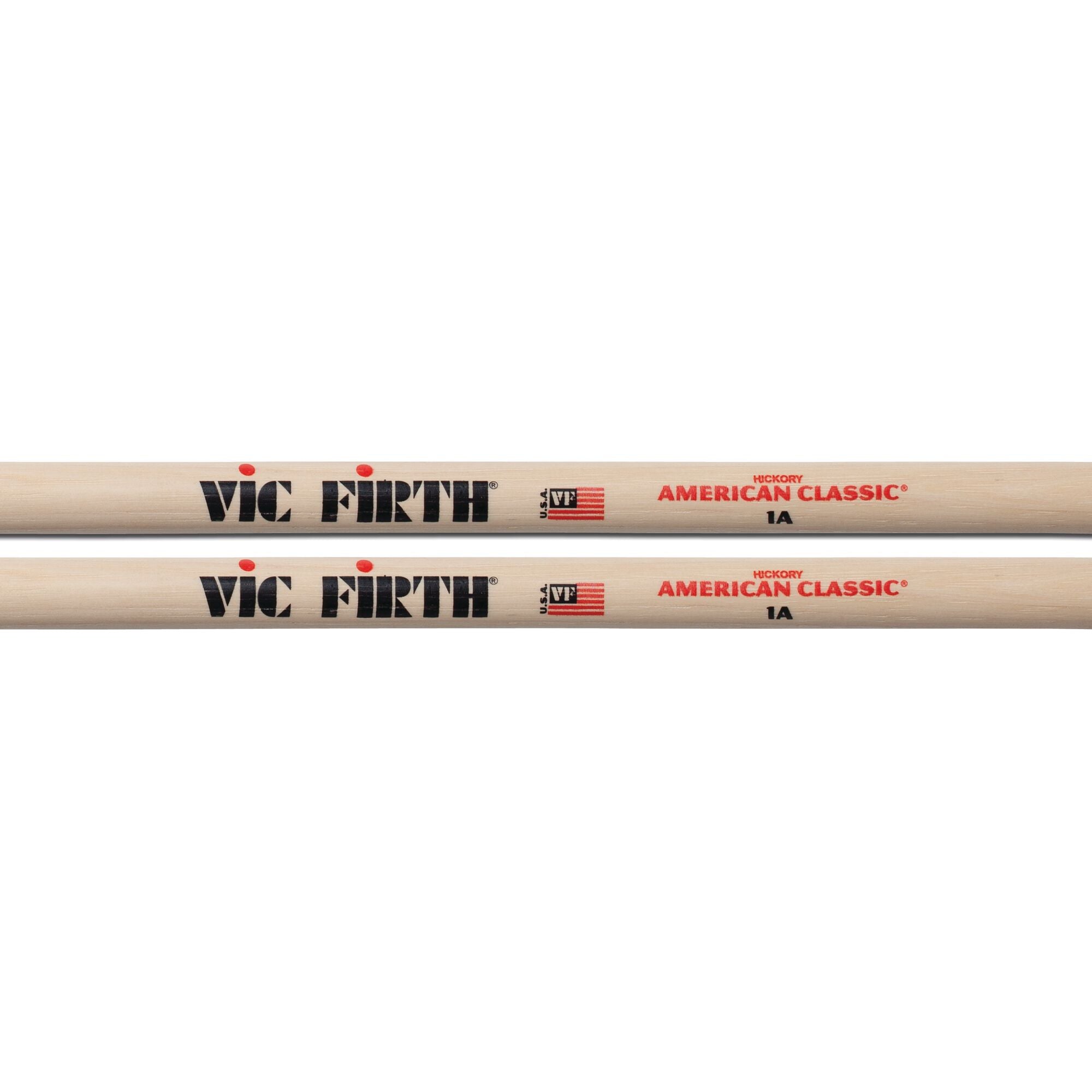 vic-firth-american-classic-1a-baguettes-batterie-longues image 2