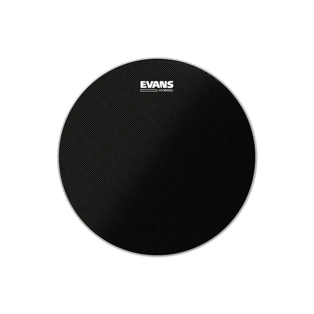 evans-hybrid-black-peau-caisse-claire-marching-noire image 1
