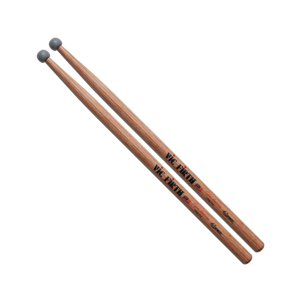 vic-firth-corpsmaster-chop-out-baguettes-caisse-claire-caoutchouc image 1