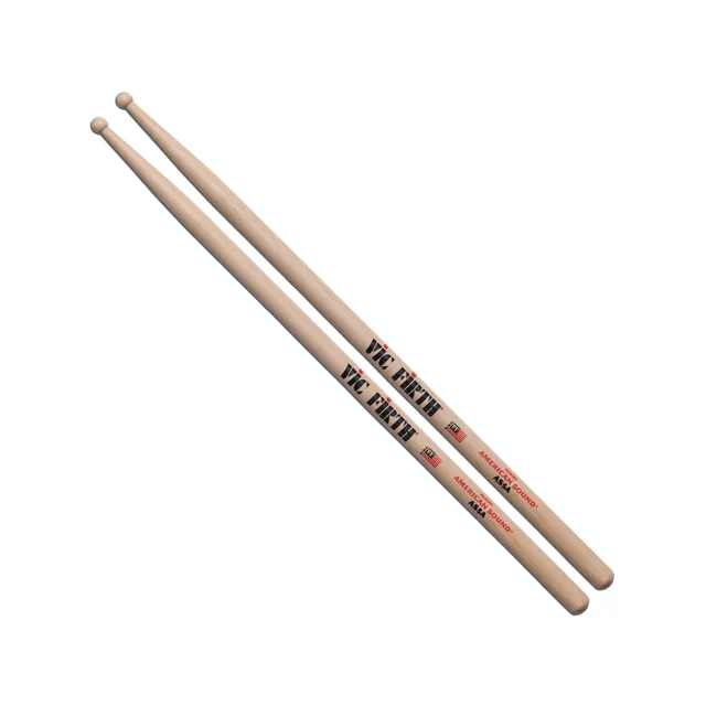 vic-firth-american-sound-5a-baguettes-batterie-pointe-olive image 1