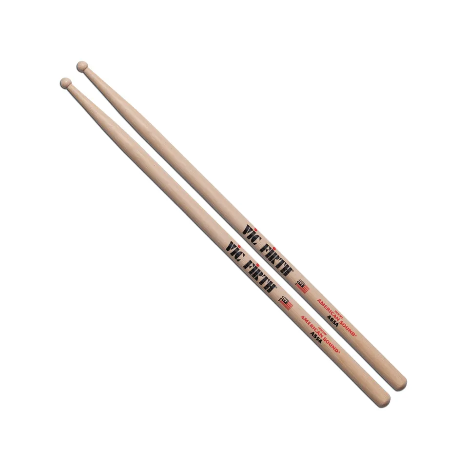 vic-firth-american-sound-5a-baguettes-batterie-pointe-olive image 1