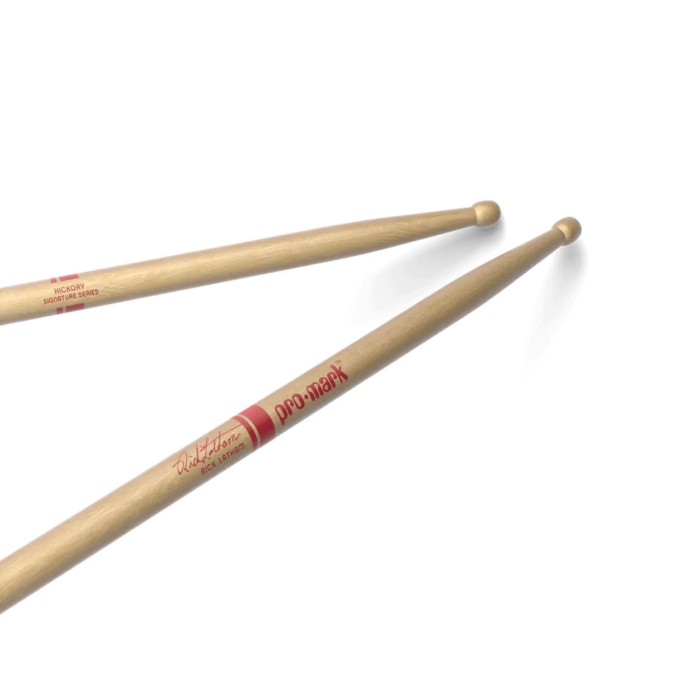 promark-signature-rick-latham-717-baguettes-batterie-hickory image 1