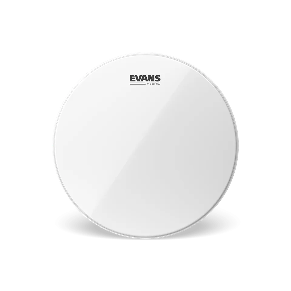 evans-hybrid-white-peau-caisse-claire-marching-fibres image 1