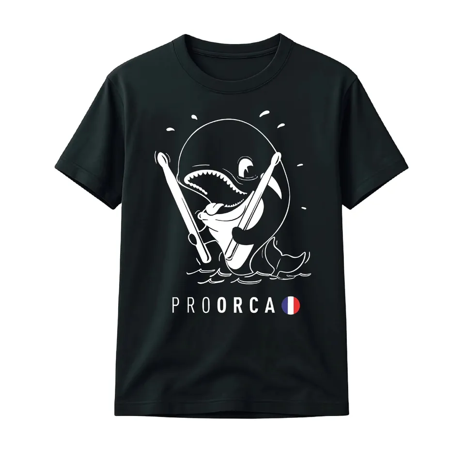 pro-orca-accessoires-t-shirt-homme-orque-noir-bio-s-xxl image 1