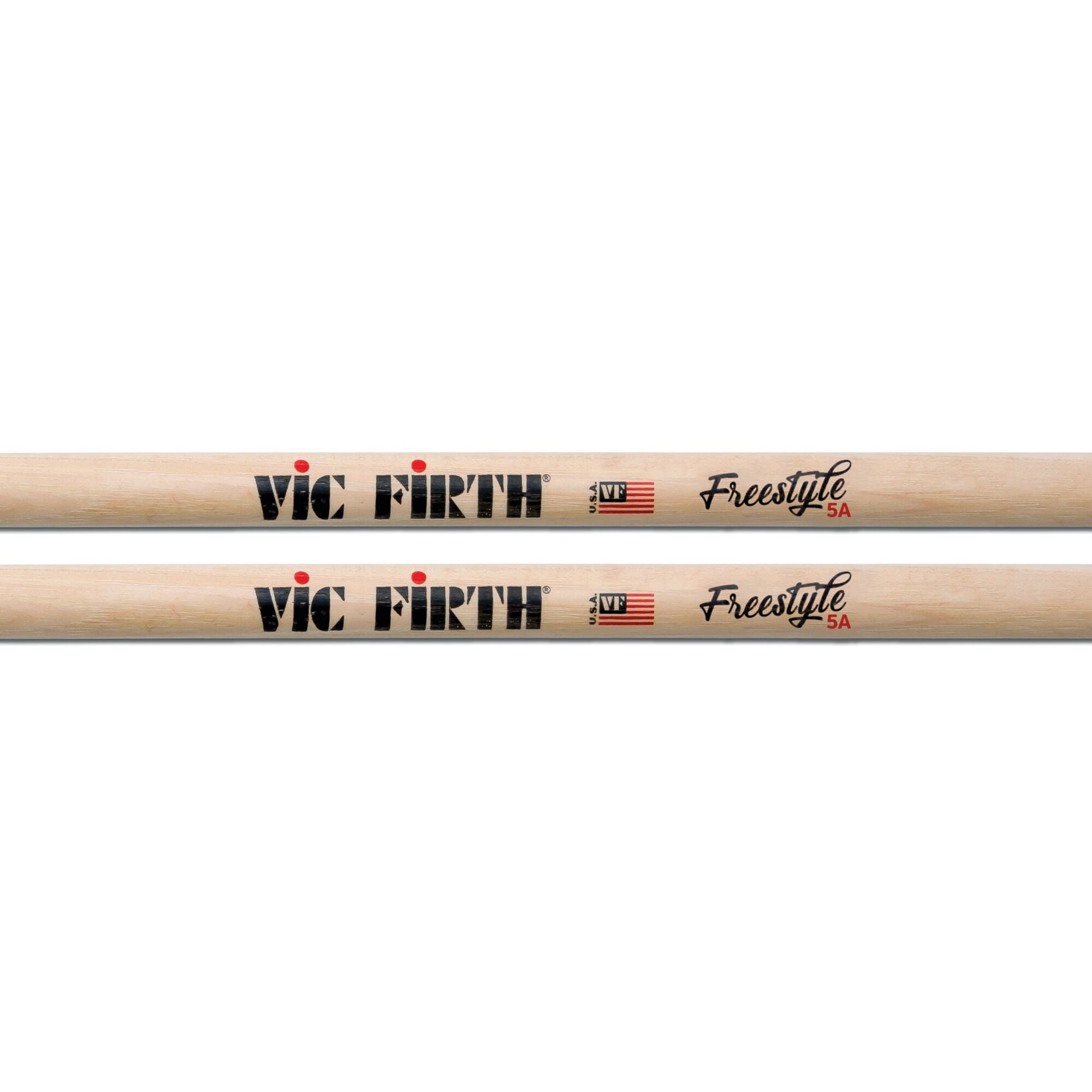 vic-firth-american-concept-freestyle-5a-baguettes-batterie-pointe-bois image 2