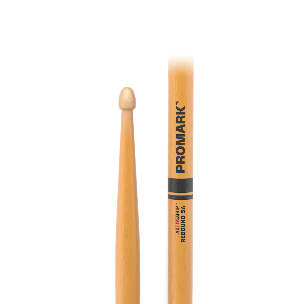 promark-activegrip-rebound-5a-baguettes-batterie-hickory image 2