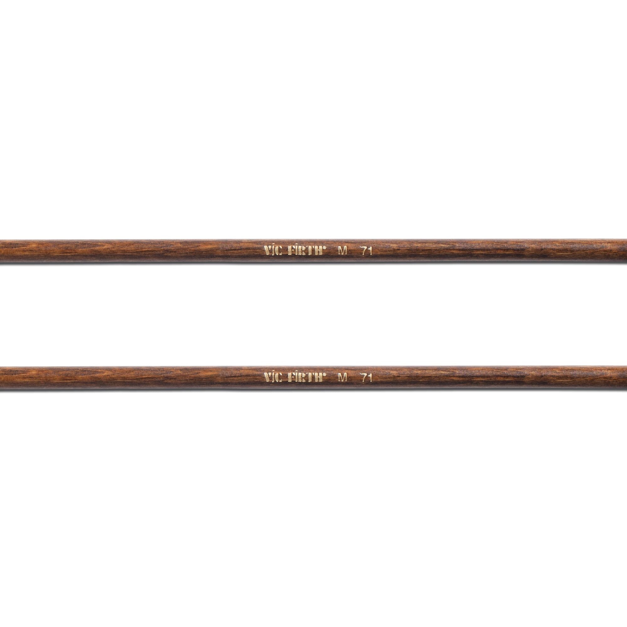 vic-firth-corpsmaster-m71-mailloches-marimba-dures-cord-noir-paire image 2