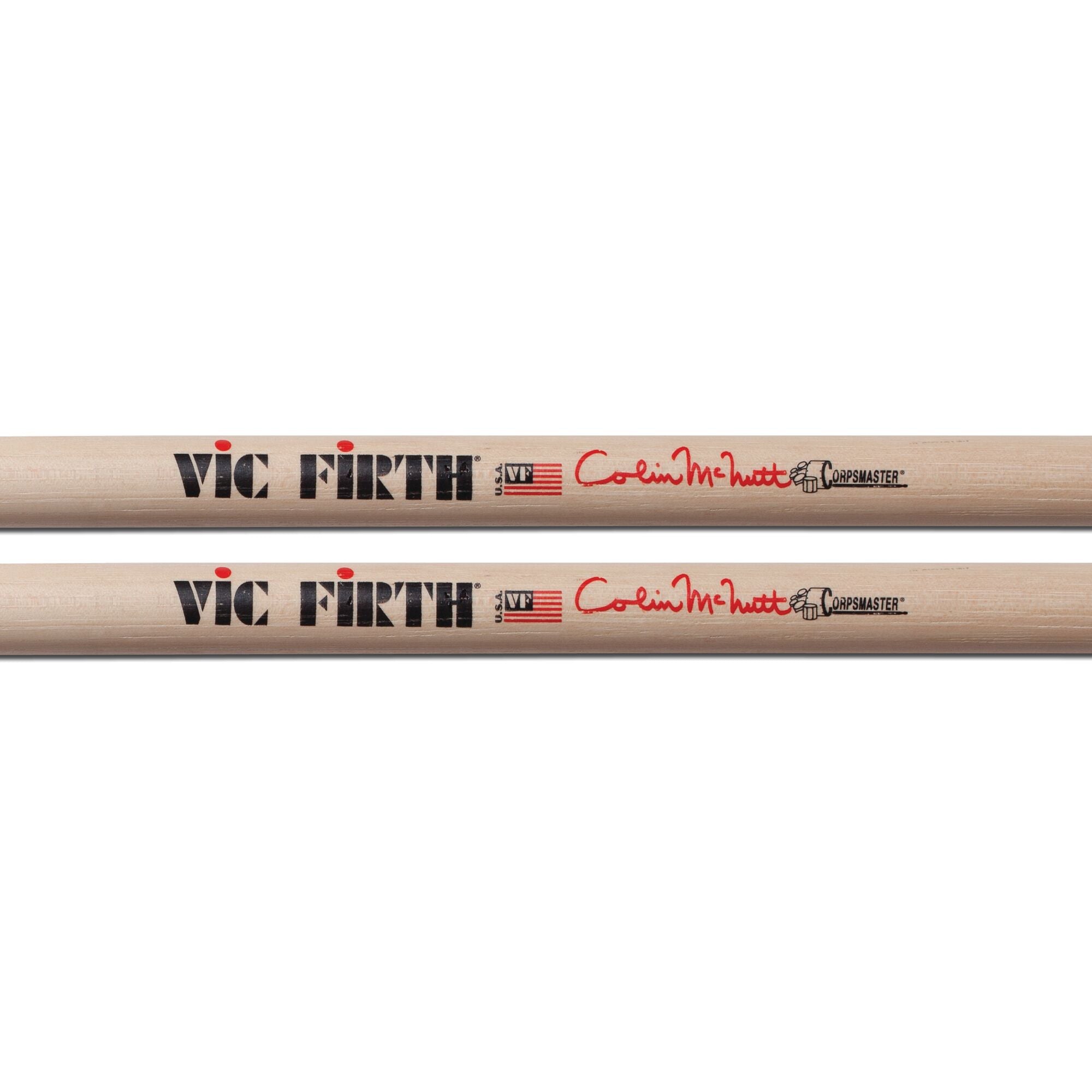vic-firth-corpsmaster-colin-mcnutt-baguettes-marching-snare image 2