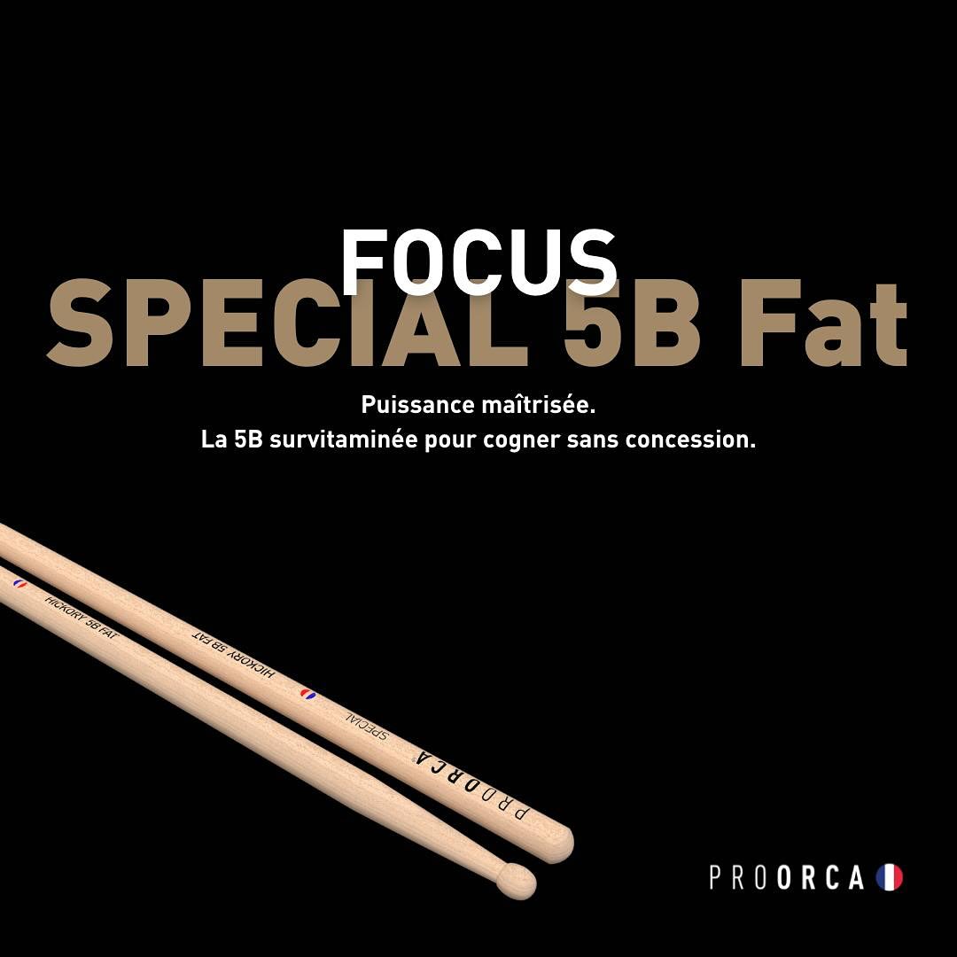 pro-orca-special-5b-fat-baguettes-batterie-hickory-metal image 7