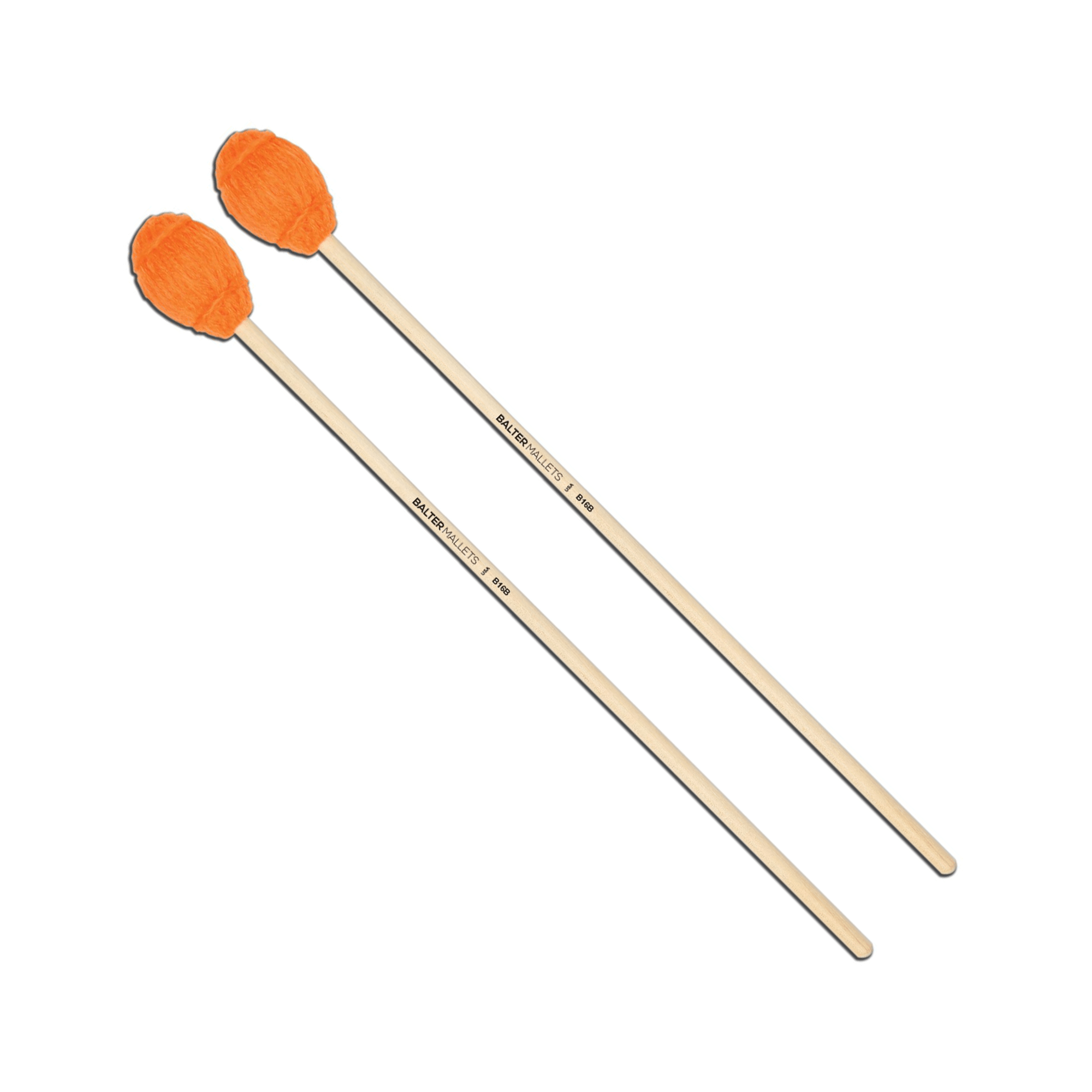 vic-firth-ensemble-b16-mailloches-clavier-fil-orange-extra-doux image 1