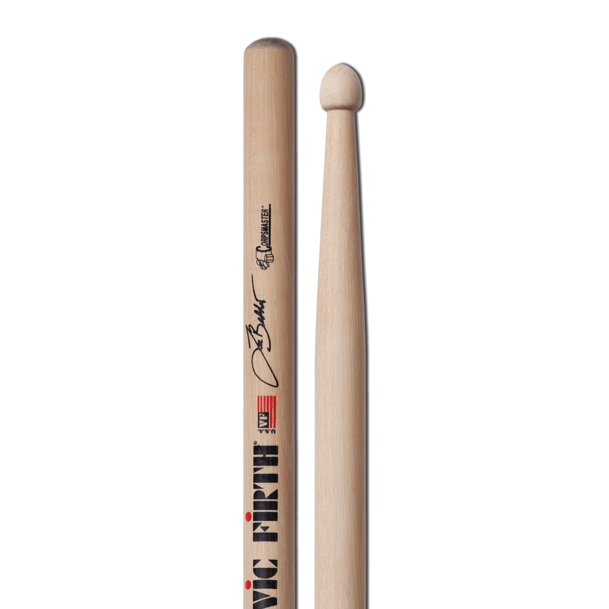 vic-firth-corpsmaster-snare-lee-beddis-baguettes-caisse-claire-olive image 4