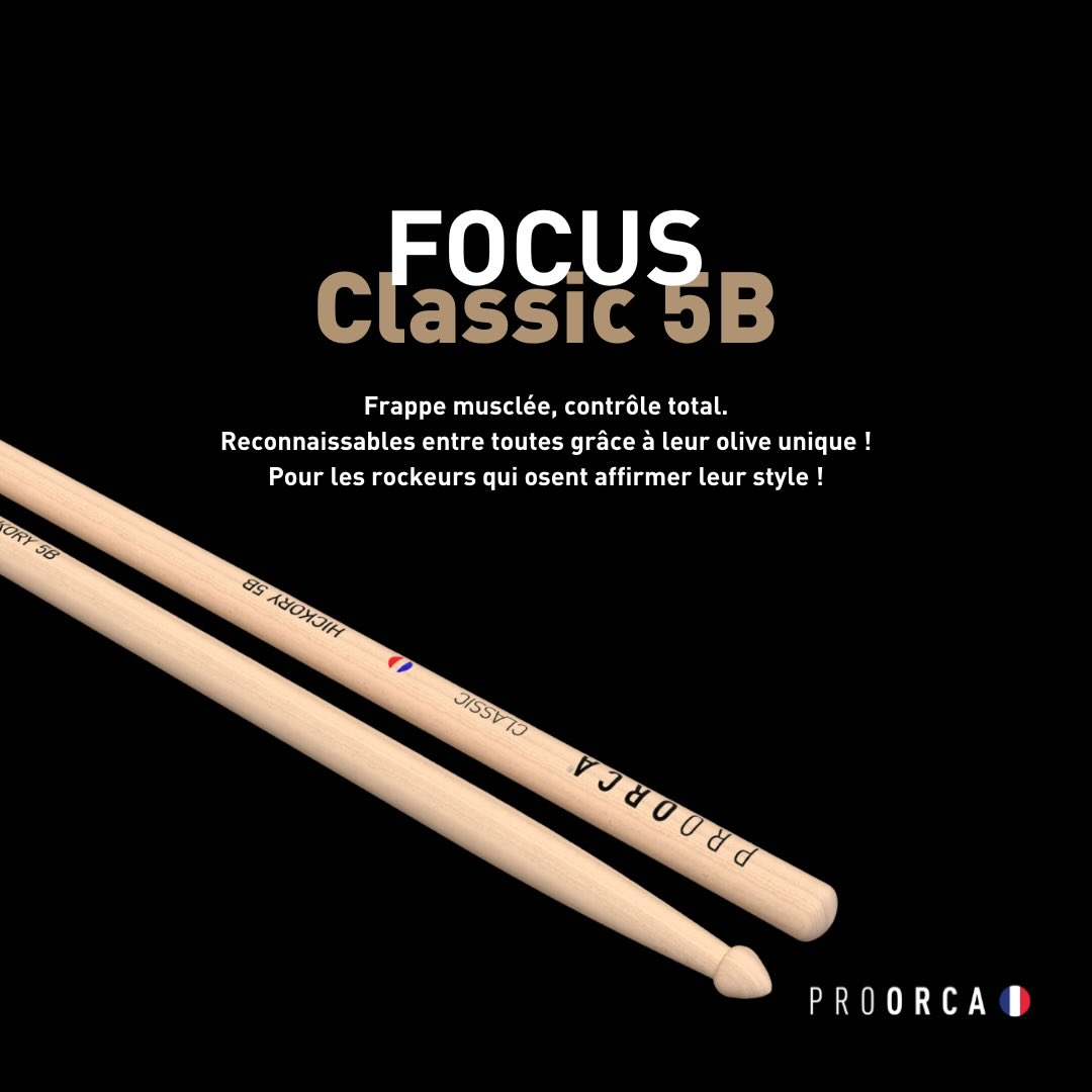 pro-orca-classic-5b-baguettes-batterie-hickory-puissance image 7