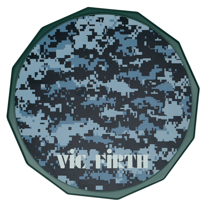 vic-firth-american-classic-digital-camo-pad-batterie-6-pouces-silicone image 1