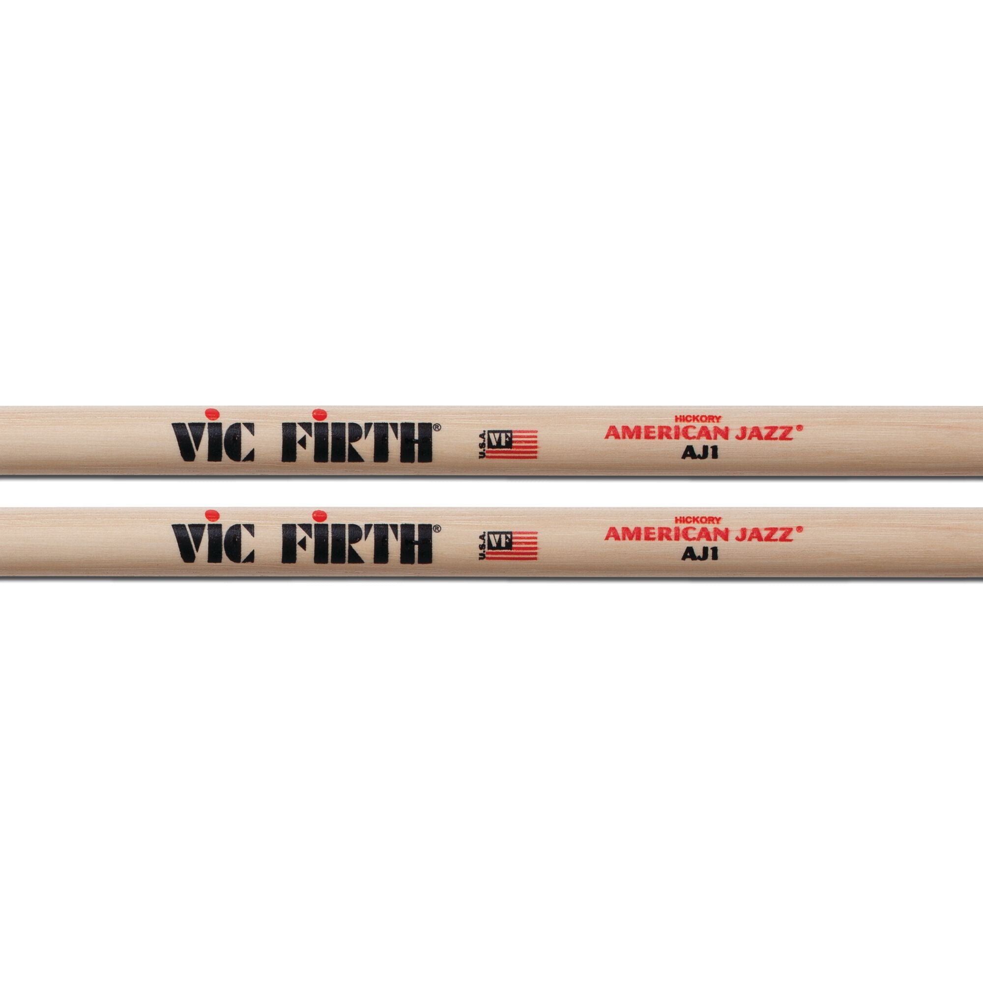 vic-firth-american-jazz-aj1-baguettes-batterie-bois image 2