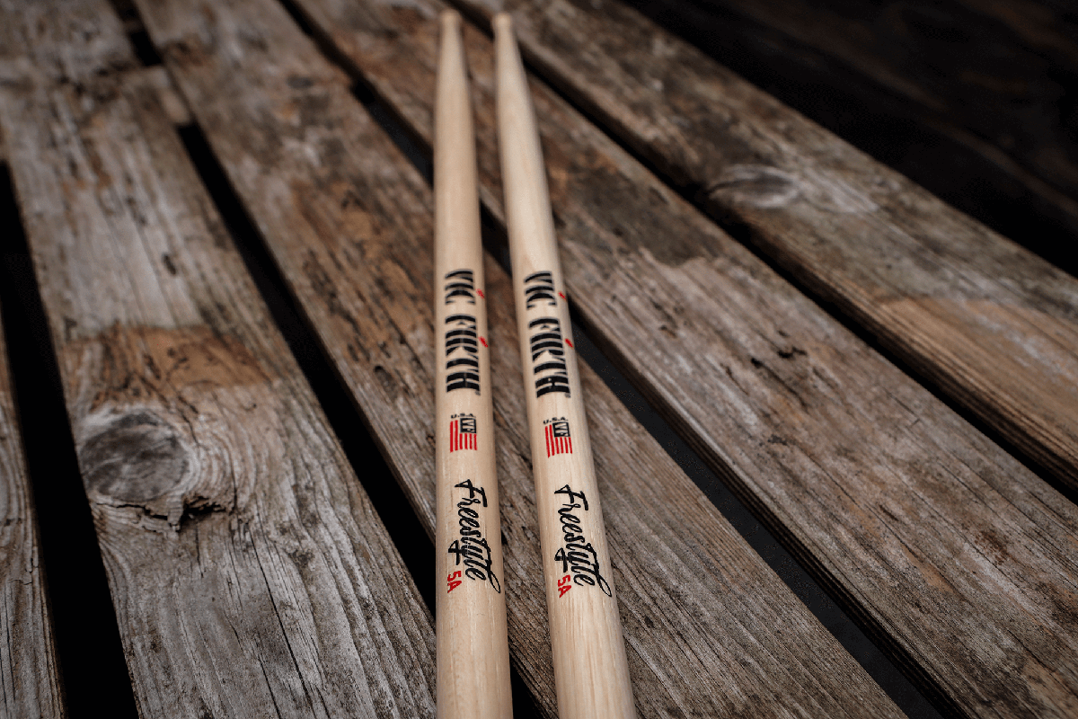 vic-firth-american-concept-freestyle-5a-baguettes-batterie-pointe-bois image 7