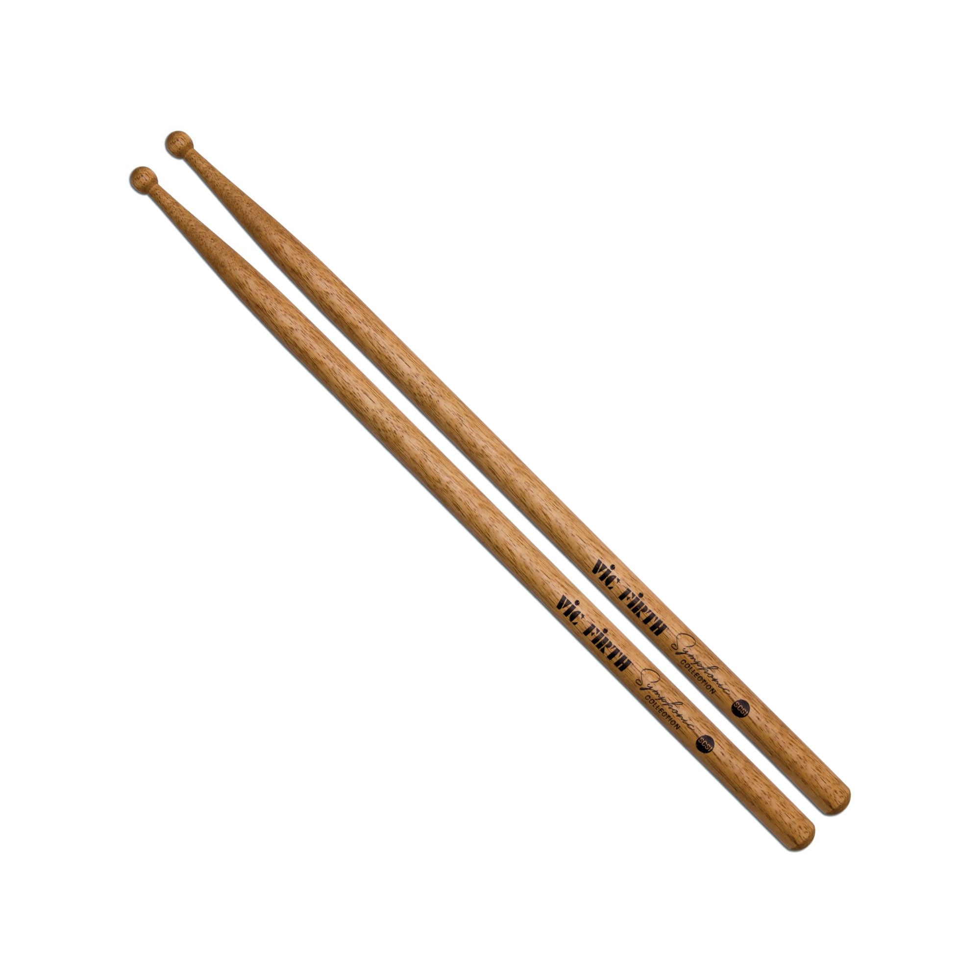vic-firth-symphonic-scs1-baguettes-concert-kaki-sombre image 1