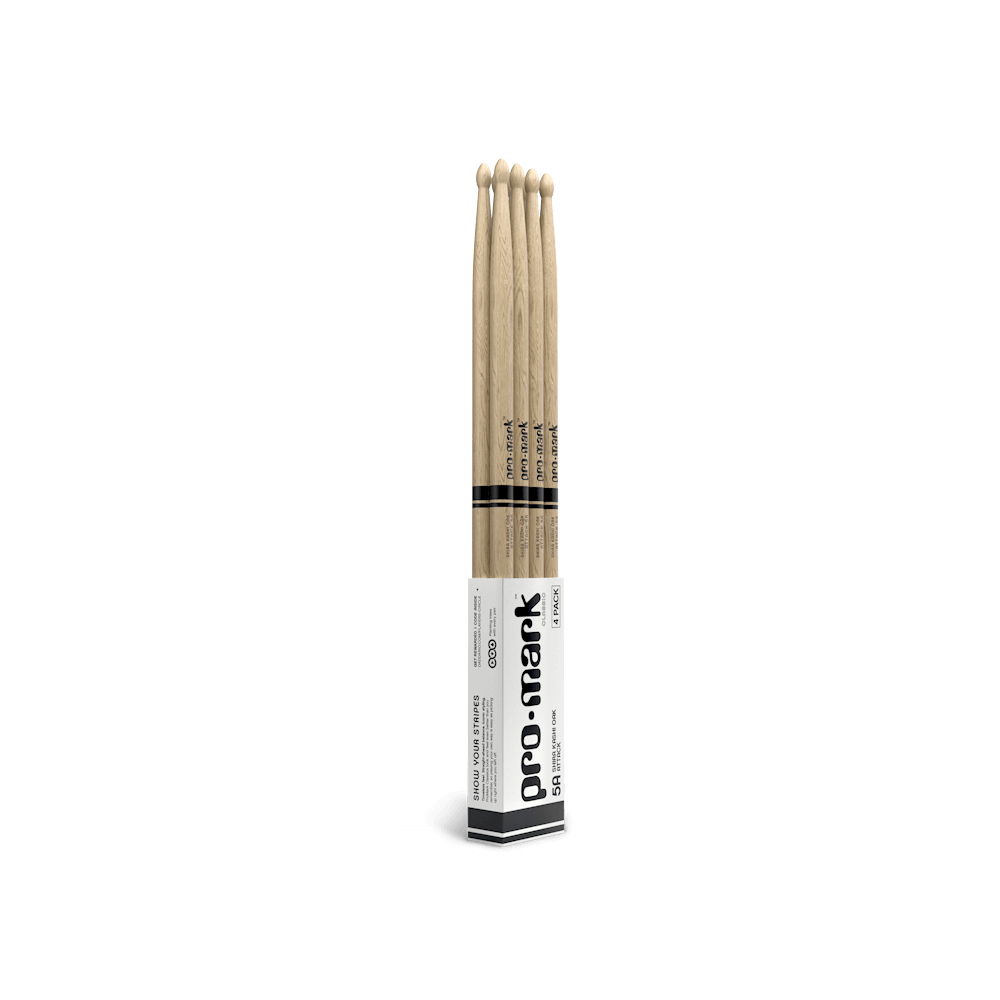 promark-classic-attack-5a-baguettes-batterie-ch-ne-pointe-ovale image 2