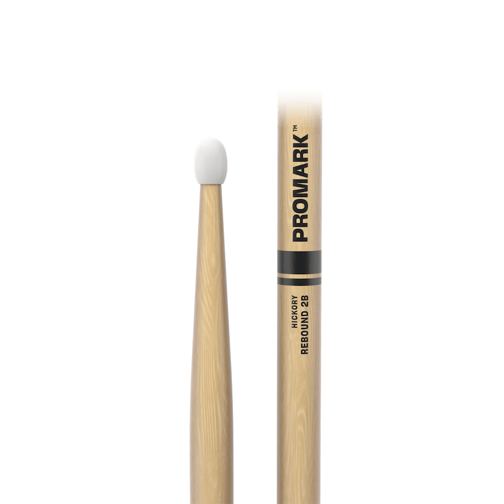 promark-rebound-2b-baguettes-batterie-nylon-hickory image 2